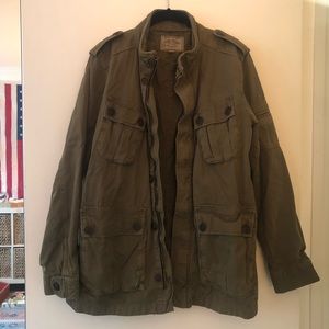 lucky brand army green jacket